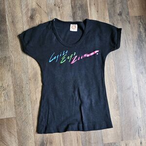 Vintage Cogito Ergo Zoom T-Shirt 80s Black Car Racing Tee – Texas Top – Sz M